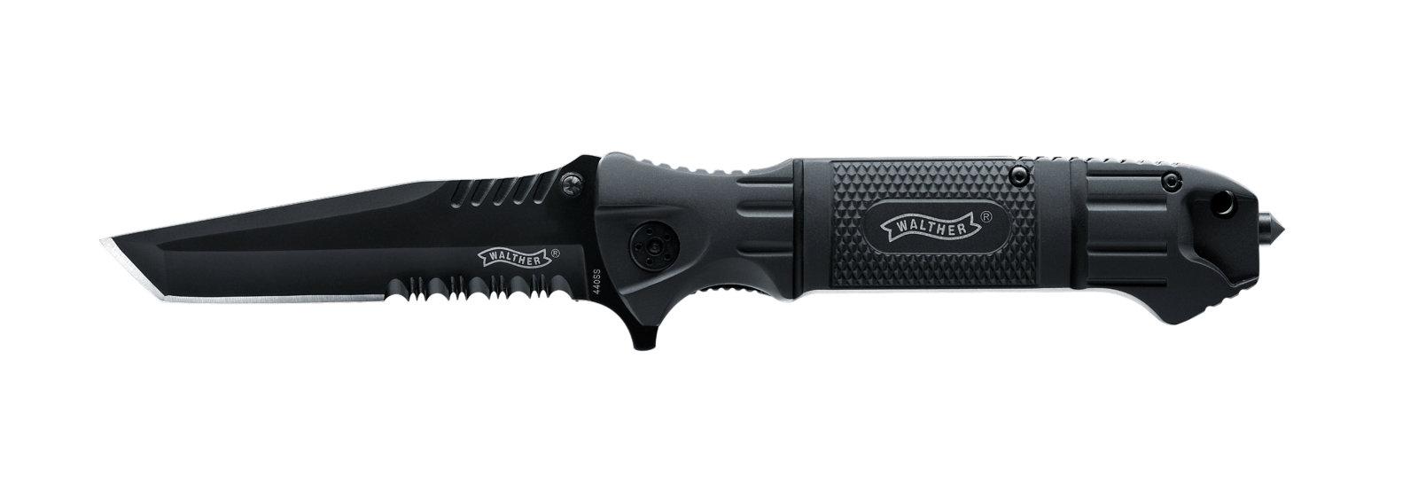 Walther Messer Black Tac Tanto Knife