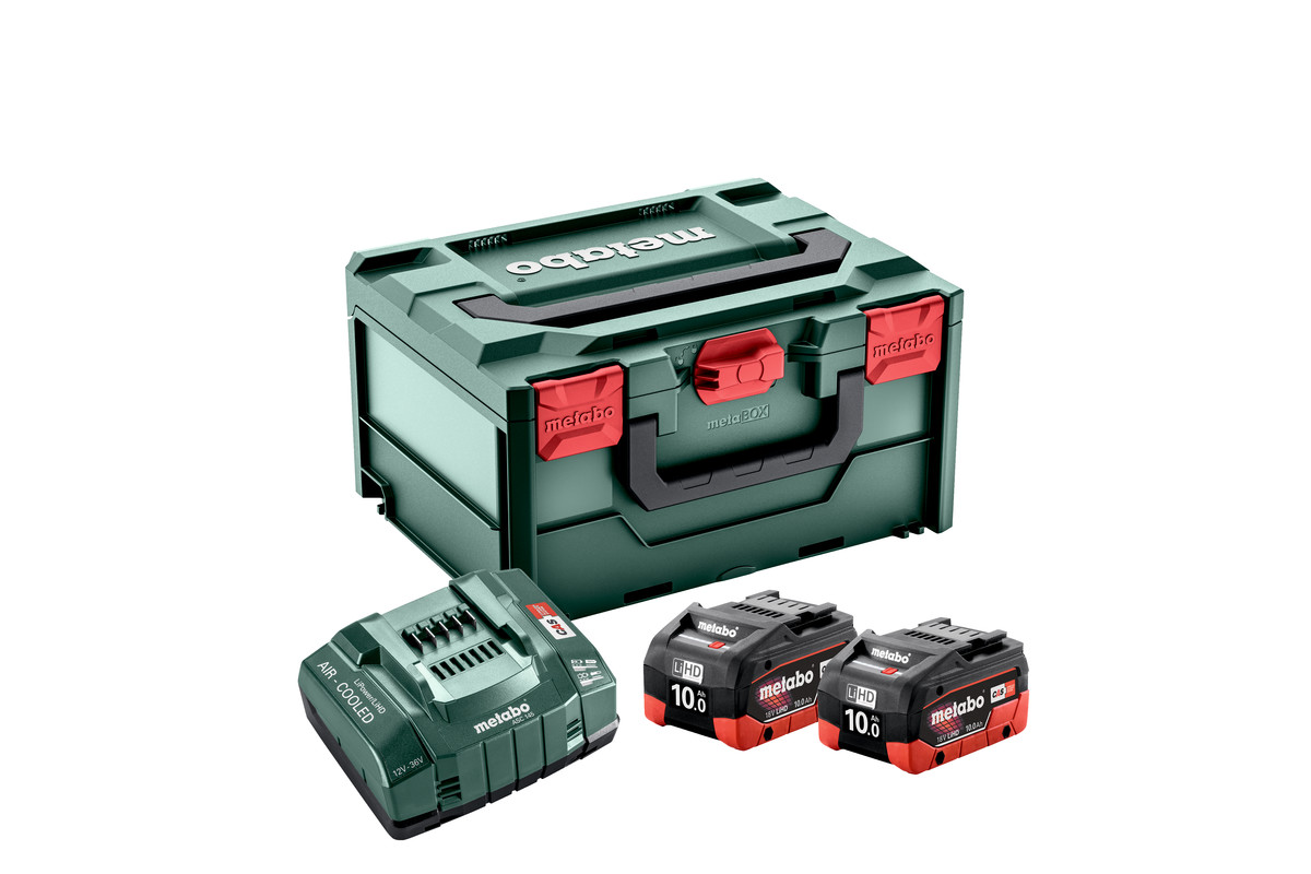 Metabo Basis-Set 18V 2x10Ah LiHD