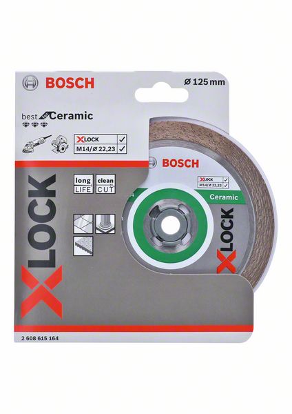Bosch X-Lock DIA-Trennscheibe 125mm Bf Ceramic