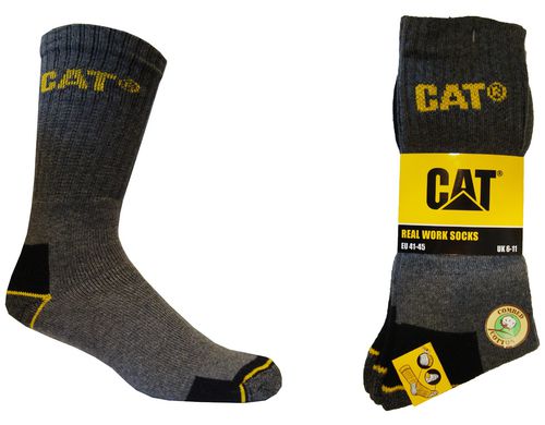 CAT Workwear Socks Grey Gr.41-45