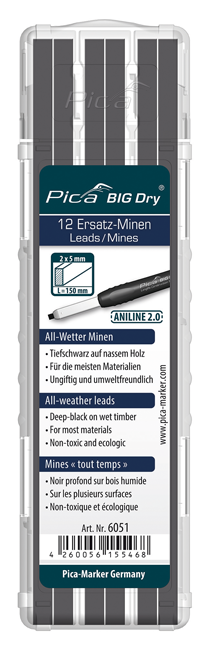 Pica Ersatzminen Big-Dry wetterfest