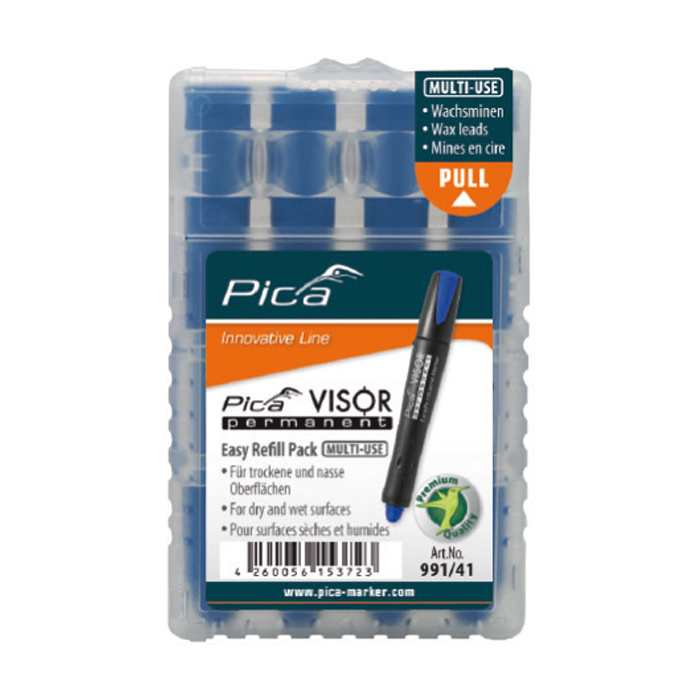 Pica Ersatzminen-Set Visor blau