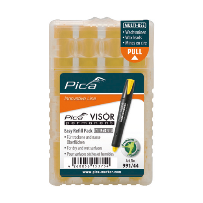 Pica Ersatzminen-Set Visor gelb