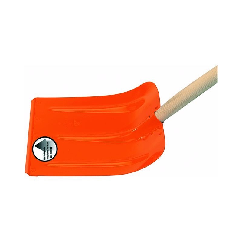 Schneeschaufel Alu, orange, Gr. 2