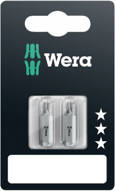 Wera PZ 2 Bit 2-tlg.25mm