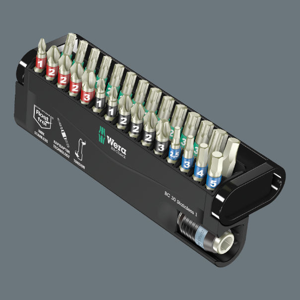 Wera Bits Sortiment 30-tlg. Inox
