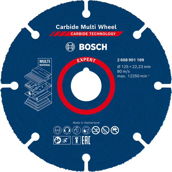 Bosch Carbide Multiwheel 125x22.23mm Expert