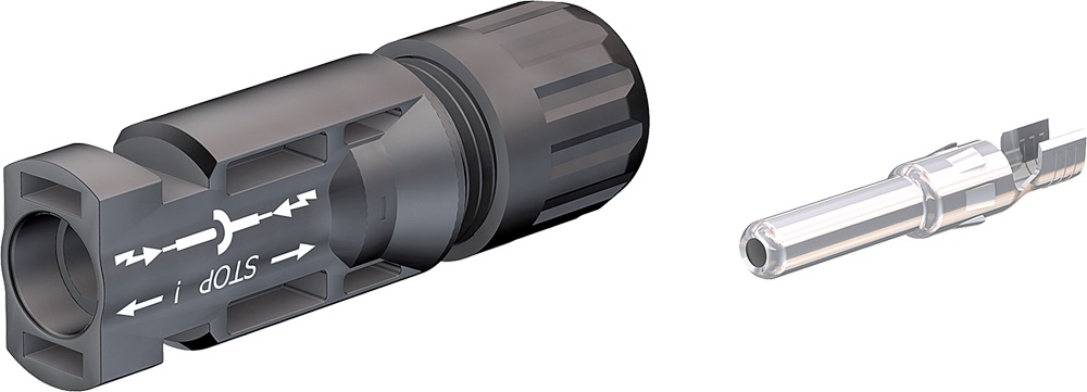 Solar-Stecker weiblich, MC4 -