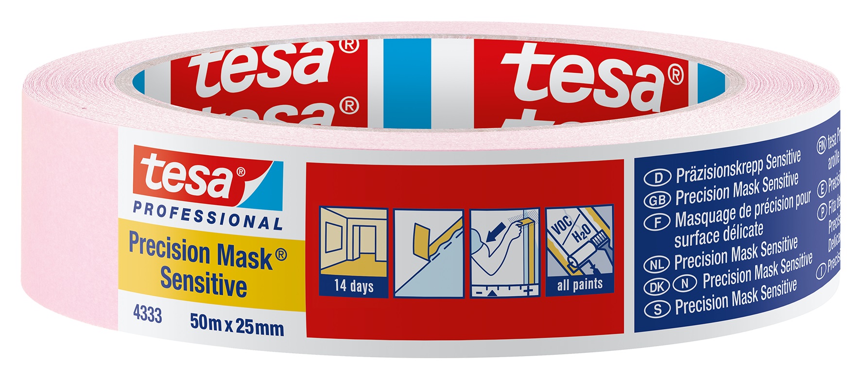 Abdeckband Precision Sensitive 4333 25 mm 50 m