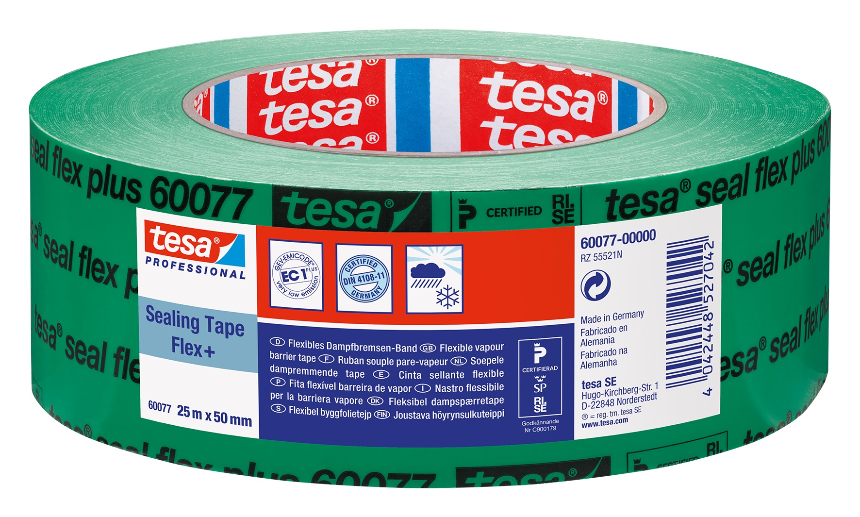 Dampfbremsenband 50 mm 25 m