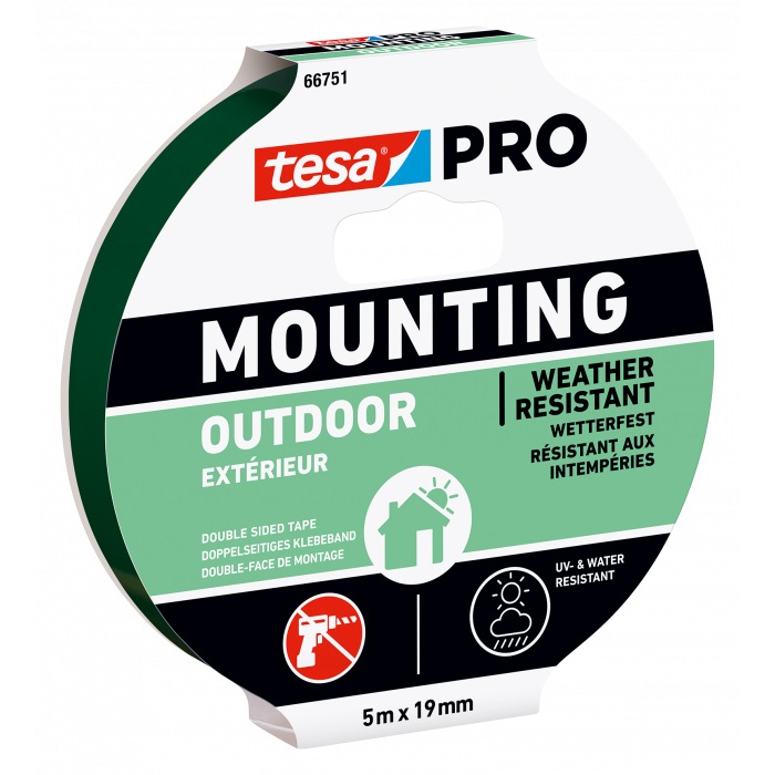 Montageband Pro Outdoor 19 mm 5 m