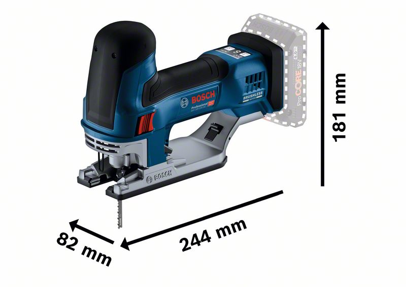 Bosch Akku-Stichsäge GST 18V-155 SC solo