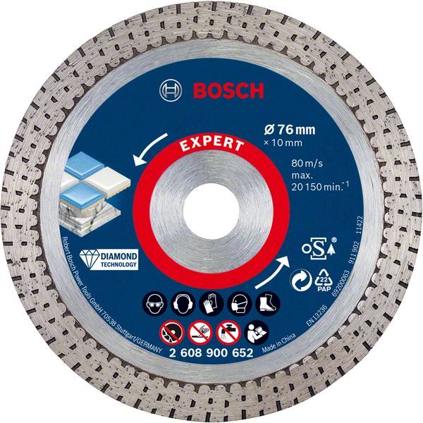 Bosch Expert HardCeramic 76mm Diamanttrennscheiben