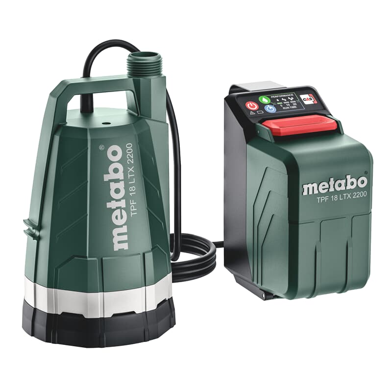Metabo Akku-Tauchpumpe TPF 18 LTX 2200 solo