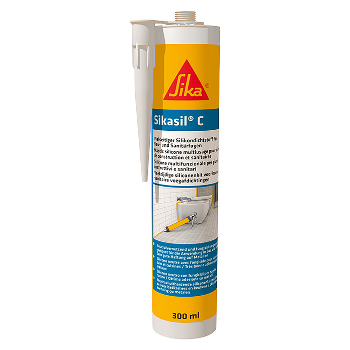Sikasil C hellgrau, 300ml