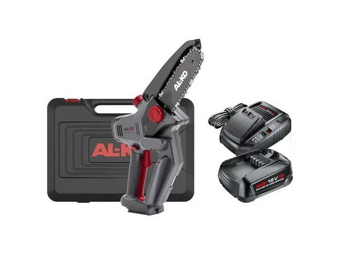 AL-KO Akku-Minikettensäge CSM 1815 Set