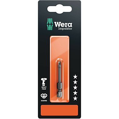 Wera Innenvierkant Bits, Impact, #2x50mm, SB
