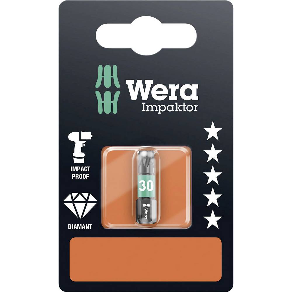 Wera Torx-Bits, Impact, TX30x25mm, SB