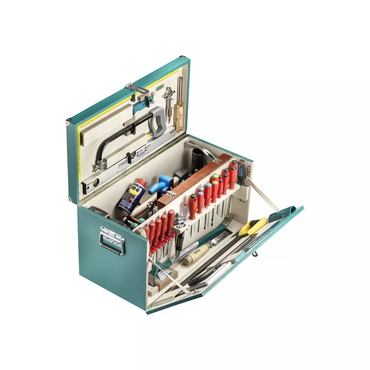 Zimmerei-Werkzeugkiste Massiv 167-tlg Pro