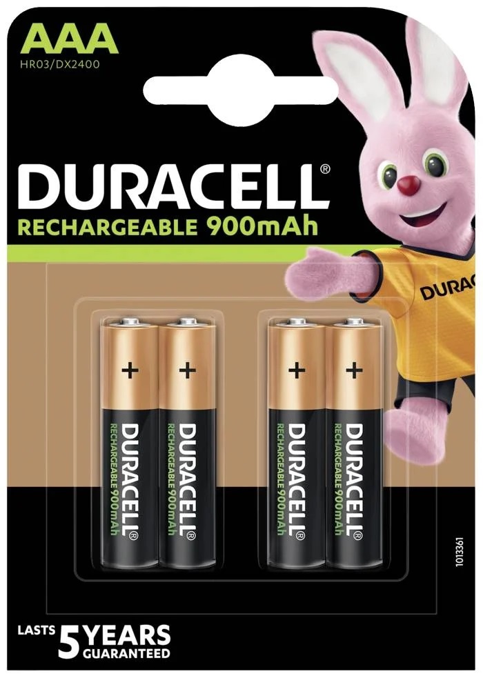 Duracell Precharged AAA NiMH / HR03 900mAh