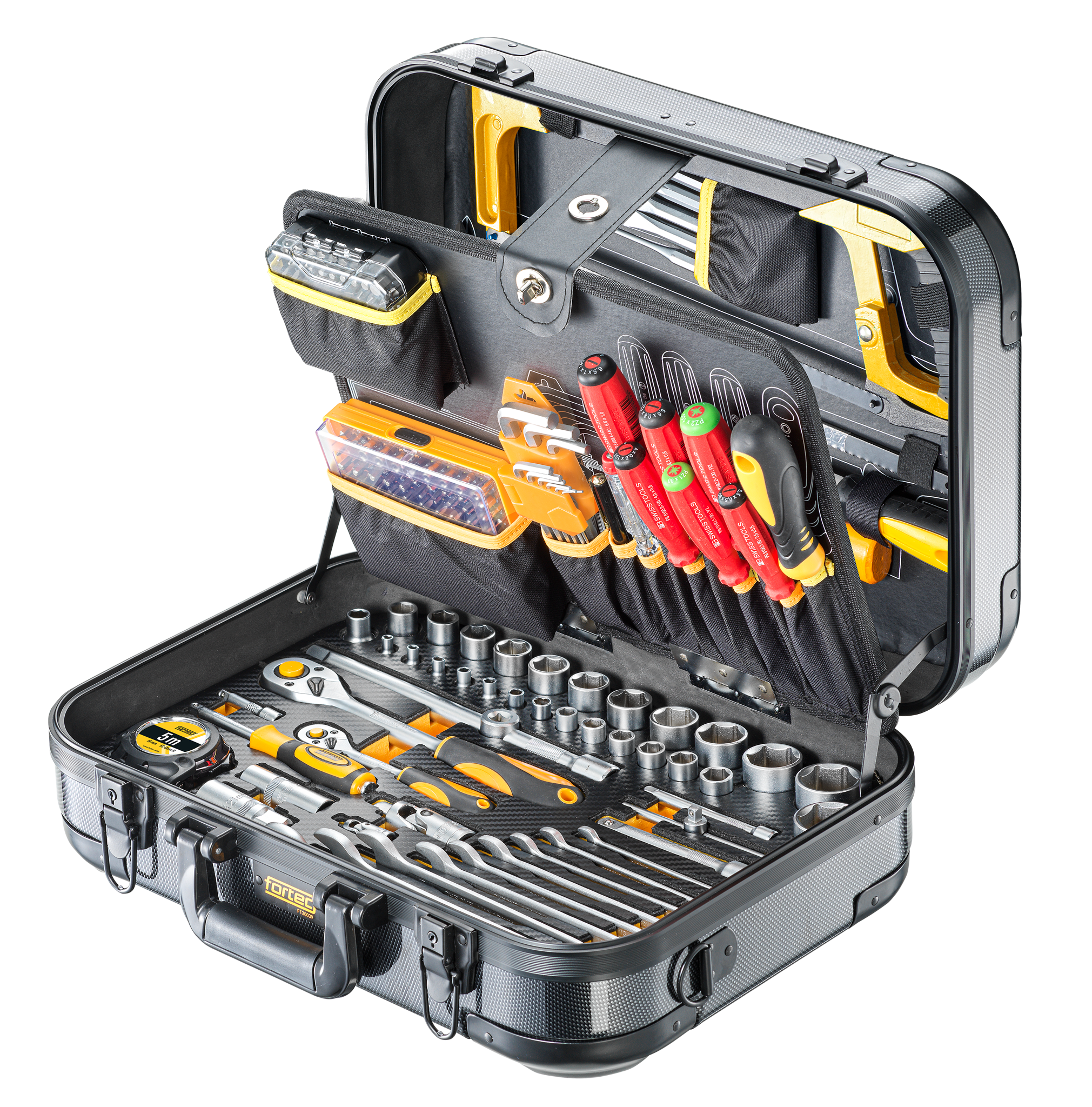 fortec® Werkzeugkoffer "PREMIUM", 218-tlg.
