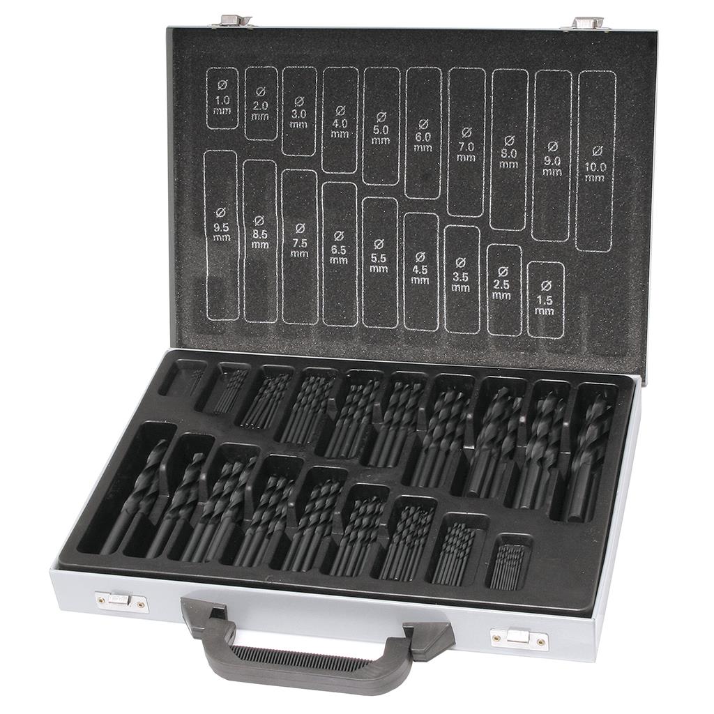 Kraftwerk Spiralbohrer-Magazin HSS, 170-tlg.