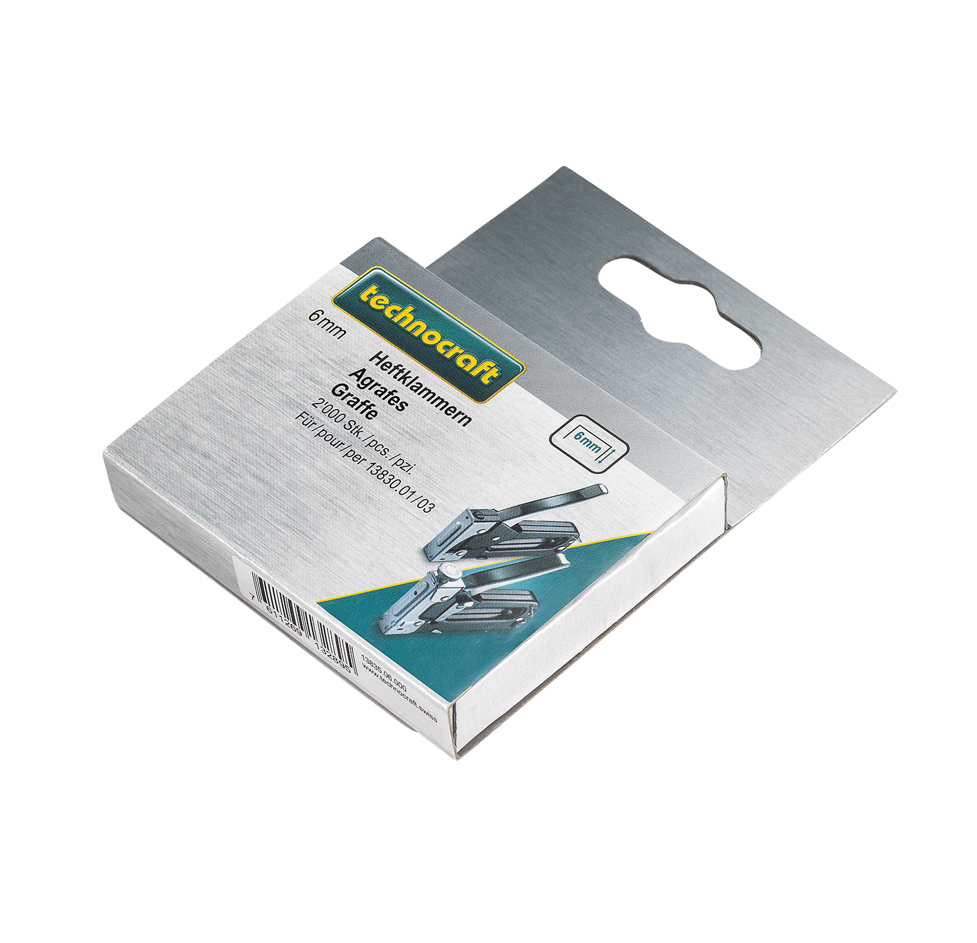 Technocraft Heftklammern 8mm 2000Stück