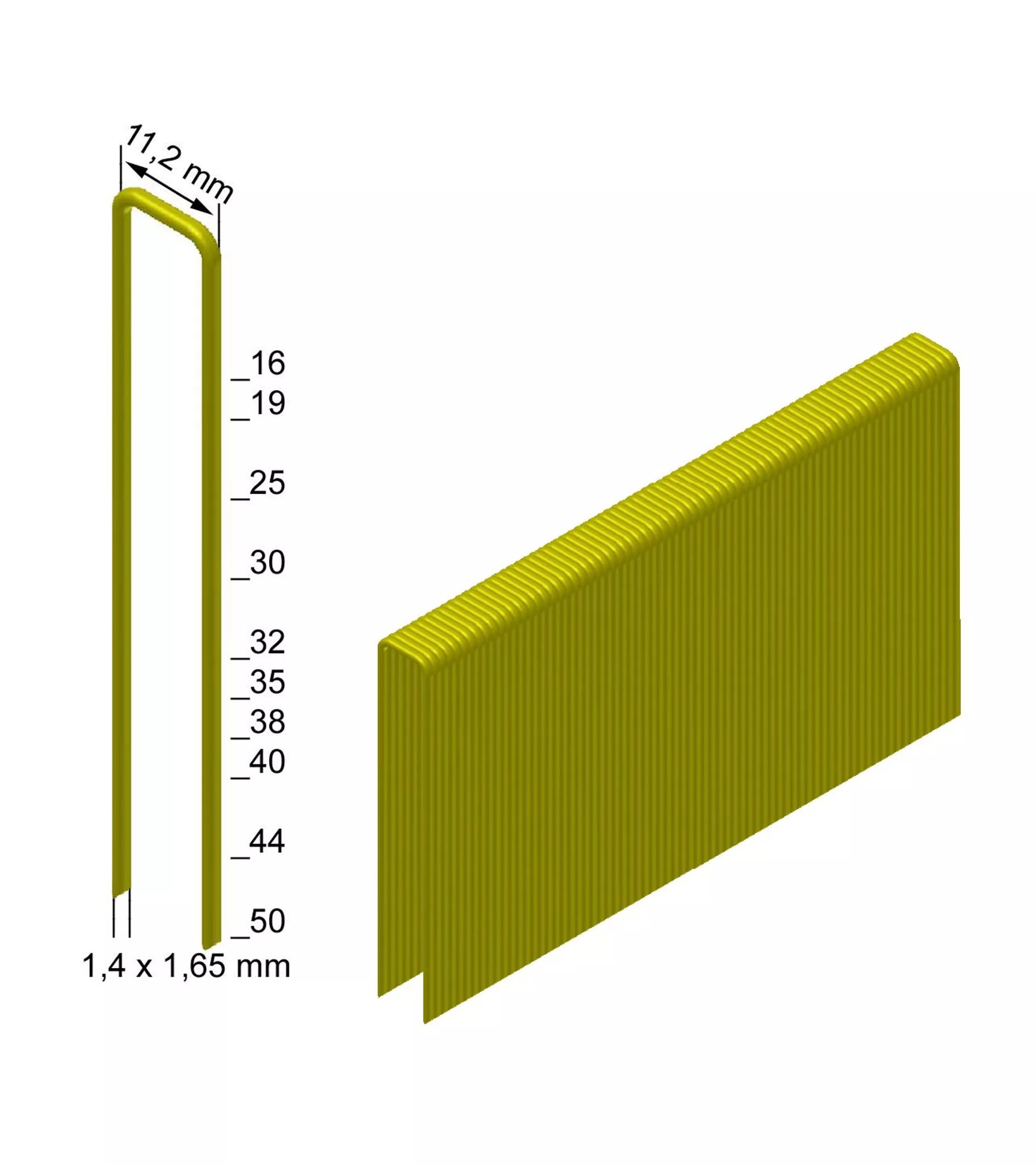 PREBENA Heftklammern Z-44 CNK HA, 50mm
