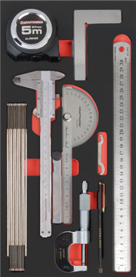 Kraftwerk Messwerkzeugsatz 9-tlg 20x40 Einlage