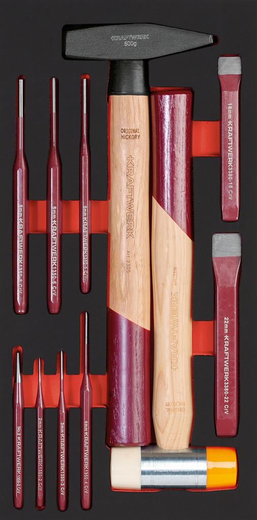 Kraftwerk Schlagwerkzeugsatz 11-tlg 20x40 Einlage