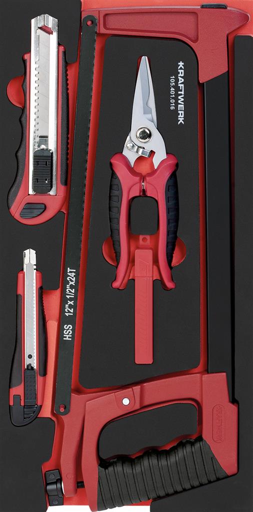 Kraftwerk Schneidwerkzeugsatz 21-tlg 20x40 Einlage