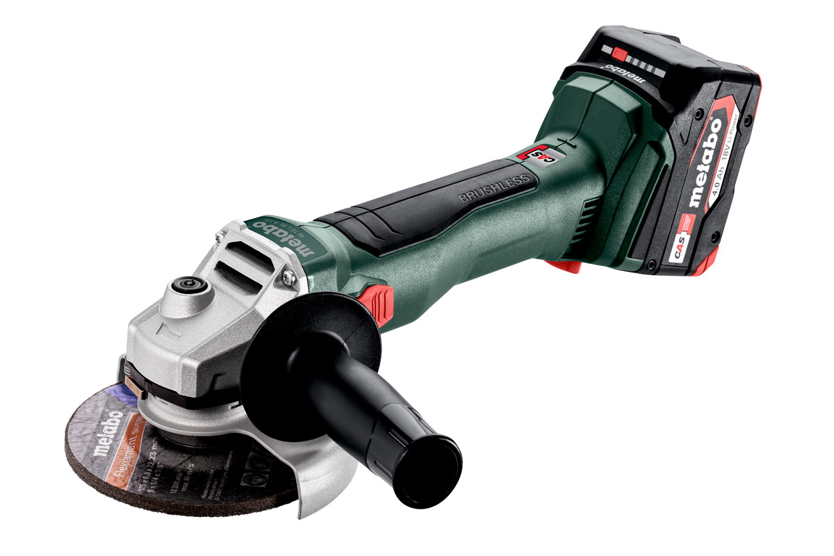 METABO Akku-Winkelschleifer, W 18 L BL 9-125 Set