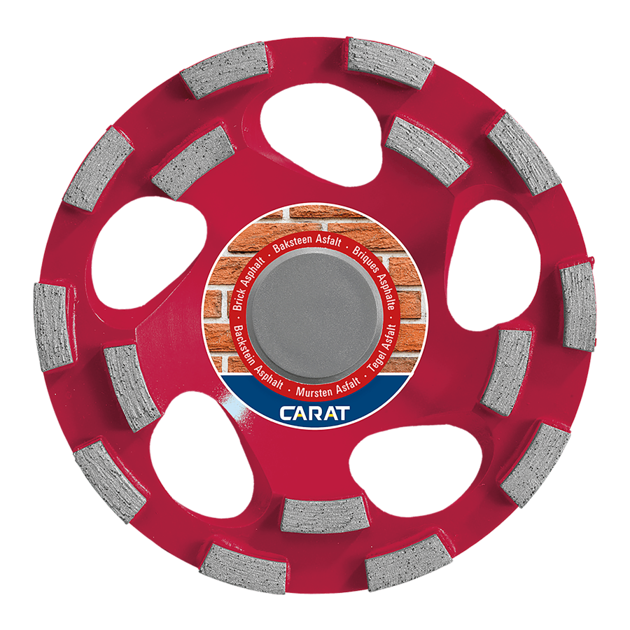 Carat Schleifteller Backstein 125 x 22,23DustecÂ®