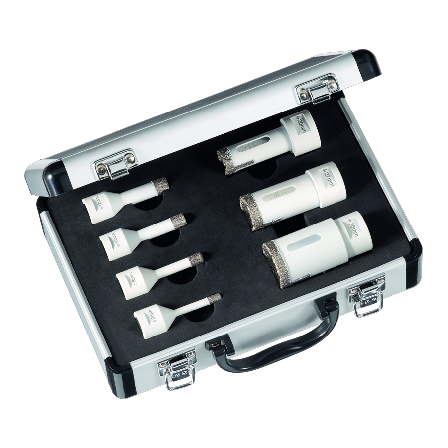 Carat Trockenbohrerset M14 6-8-10-12-20-27-35 (M)