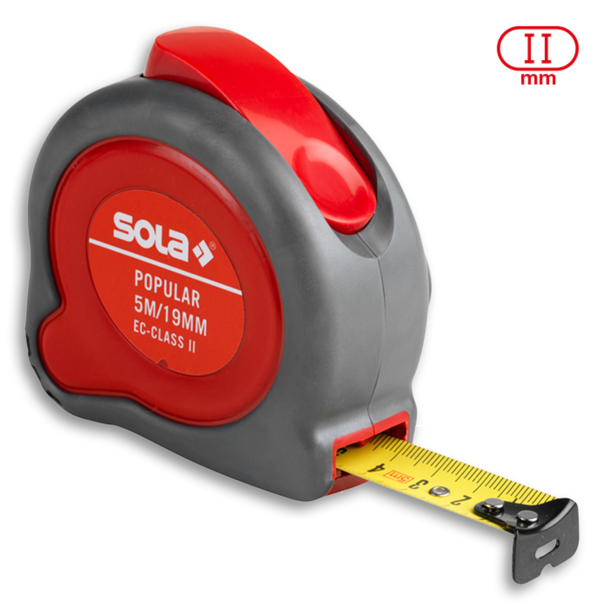 SOLA Rollmeter Popular PP 3 m, 19 mm