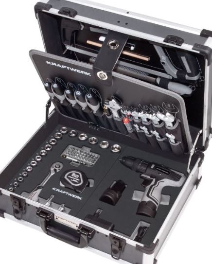 Kraftwerk Werkzeugkoffer B147 100teilig, Akkuschr.
