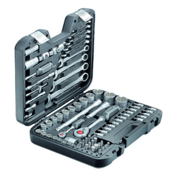 Technocraft Steckschlüssel-Satz 1/4+1/2\" 82-teilig