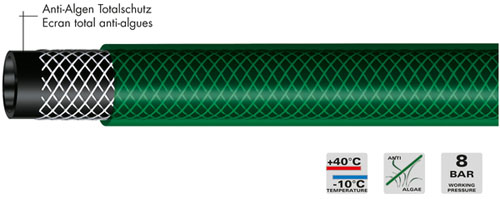 Teguplast Wasserschlauch grün 16mm x 15m