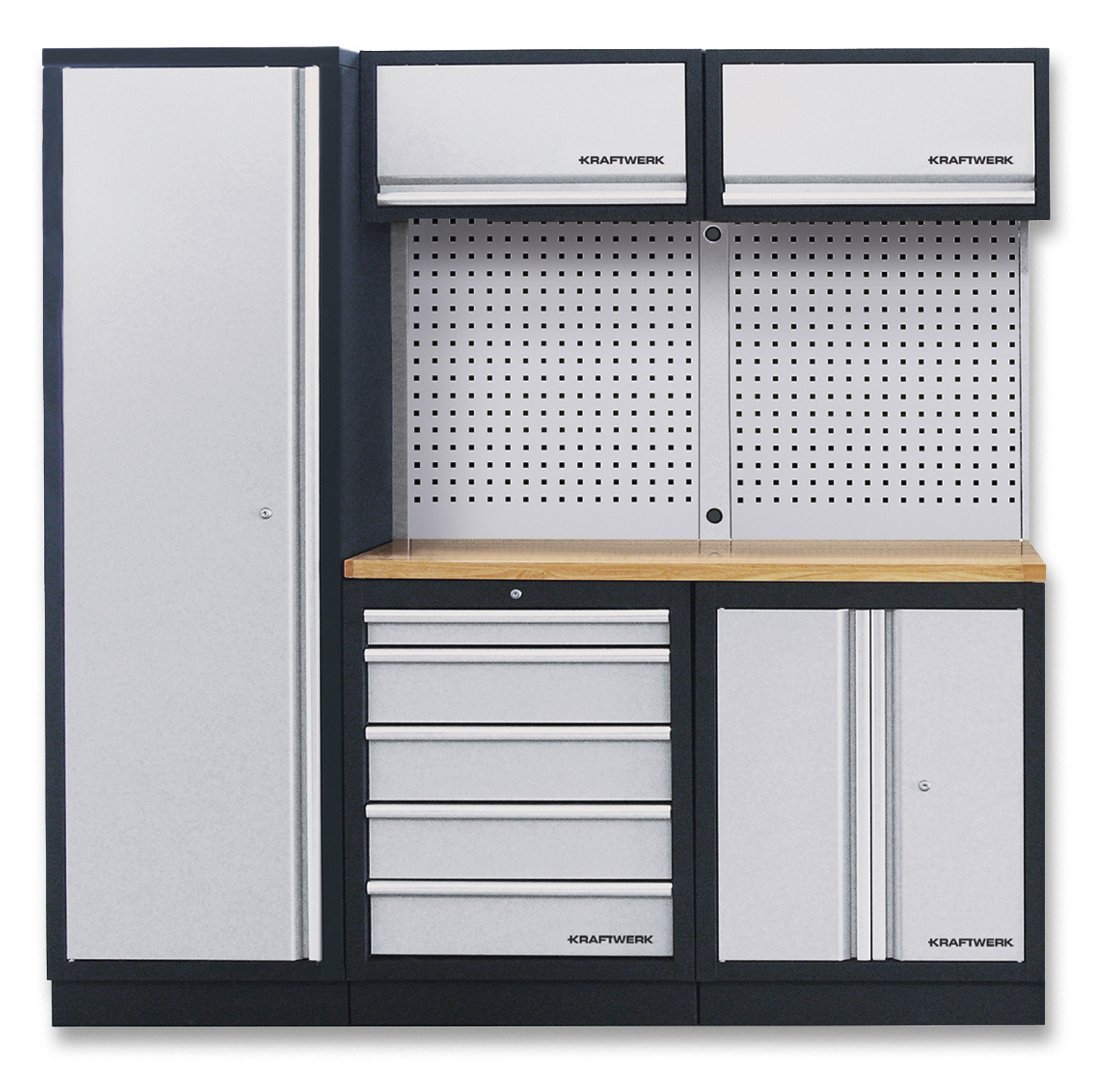 Kraftwerk Schrankwand 3-Element Mobilio 1960mm