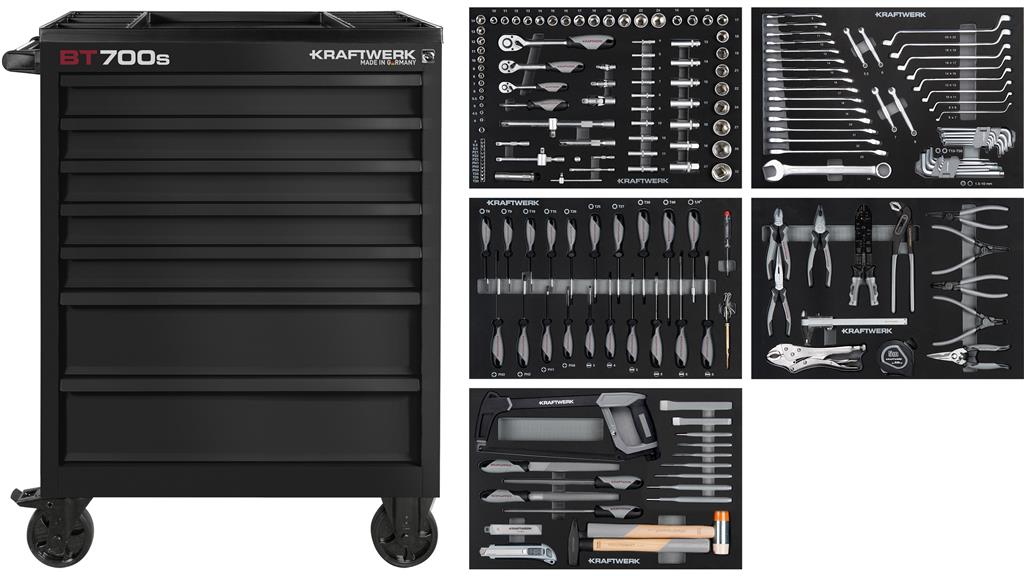 Kraftwerk Werkstattwagen BT700s, 194-tlg., BLACK