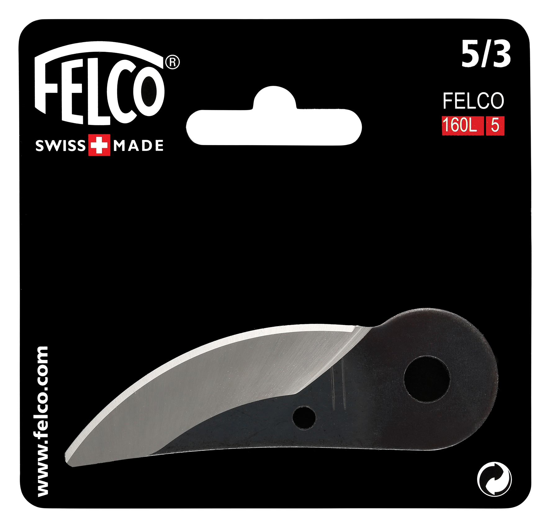 FELCO Ersatzklinge 5/3 zu FELCO 5 + 160L