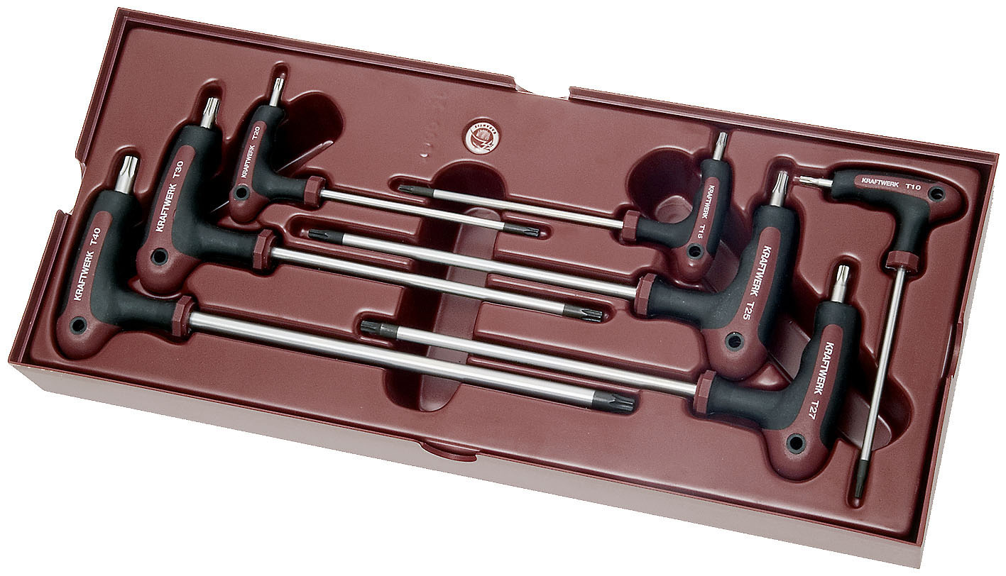 Kraftwerk TX-T-Griff-Schraubendreher-Schale 7-tlg