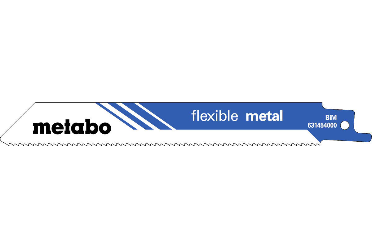 Metabo 5 SÄBELSÄGEBLÄT FLEXIBLE METAL 150 X 0,9 MM