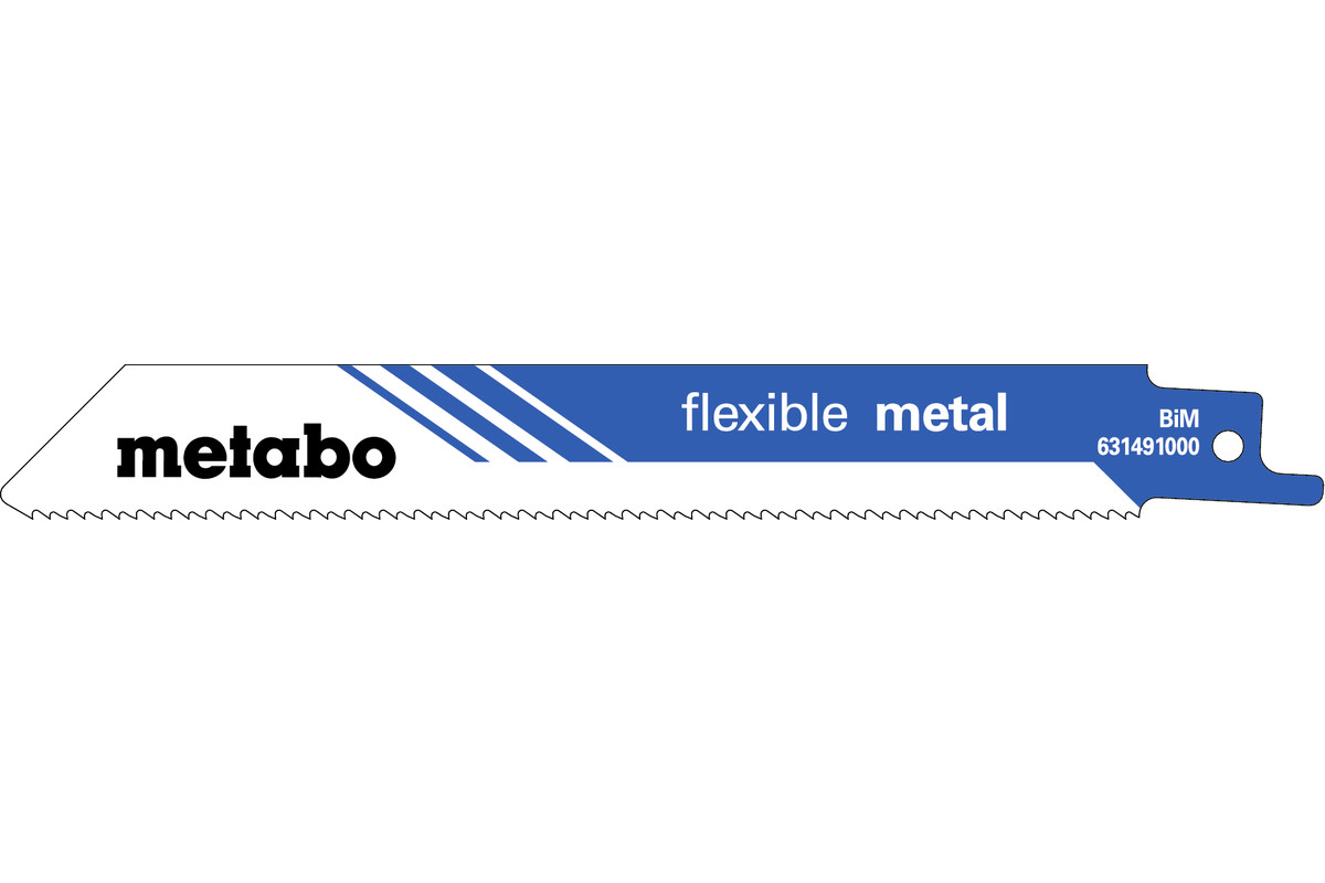 Metabo 5 SÄBELSÄGEBLÄT FLEXIBLE METAL150 X 0,9 MM