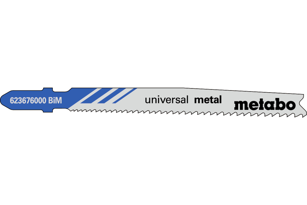 Metabo 5 STICHSÄGEBLÄTTER \"UNIVERSAL METAL\" 74MM