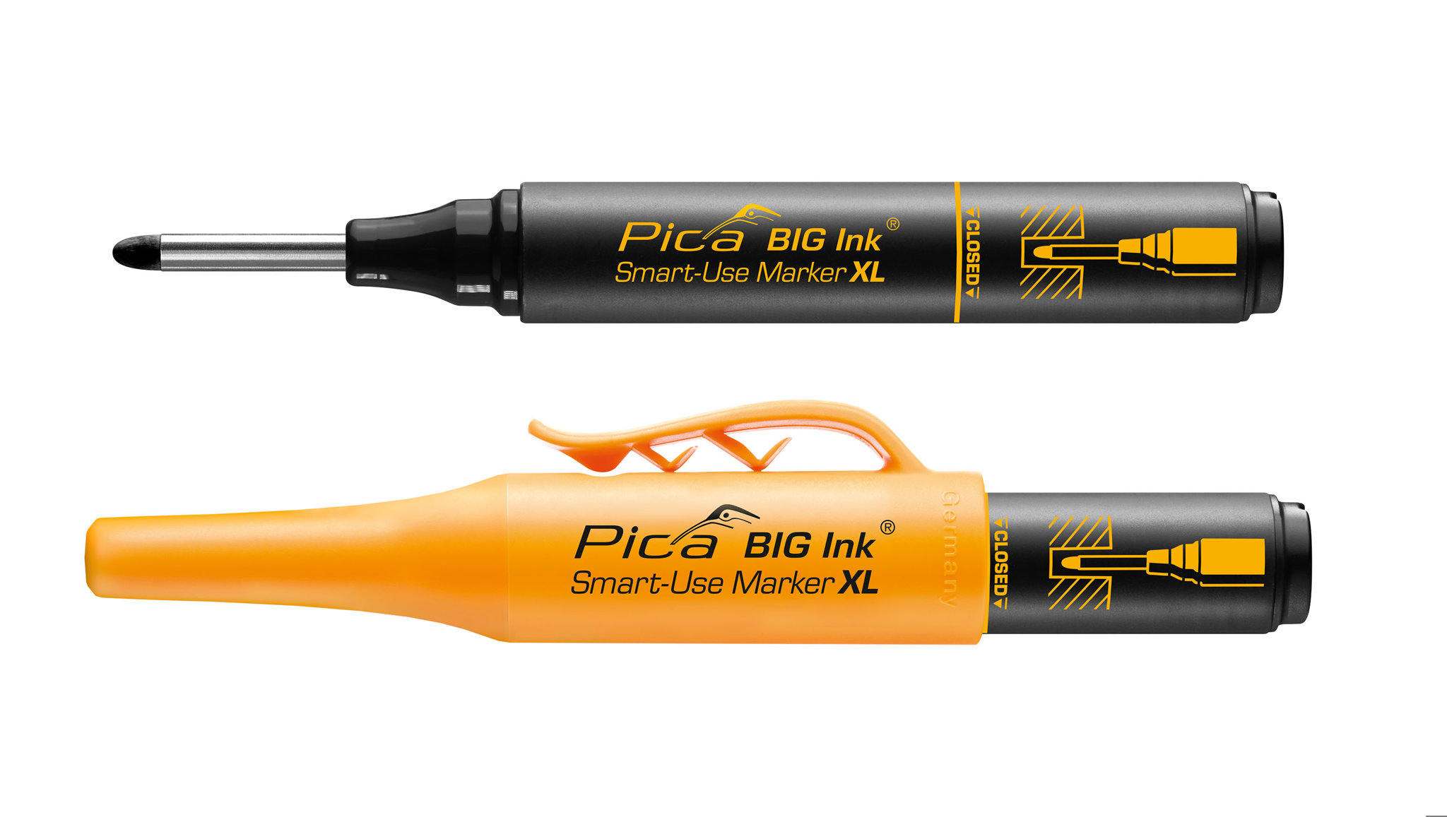 PICA Tieflochmarker Big Ink schwarz