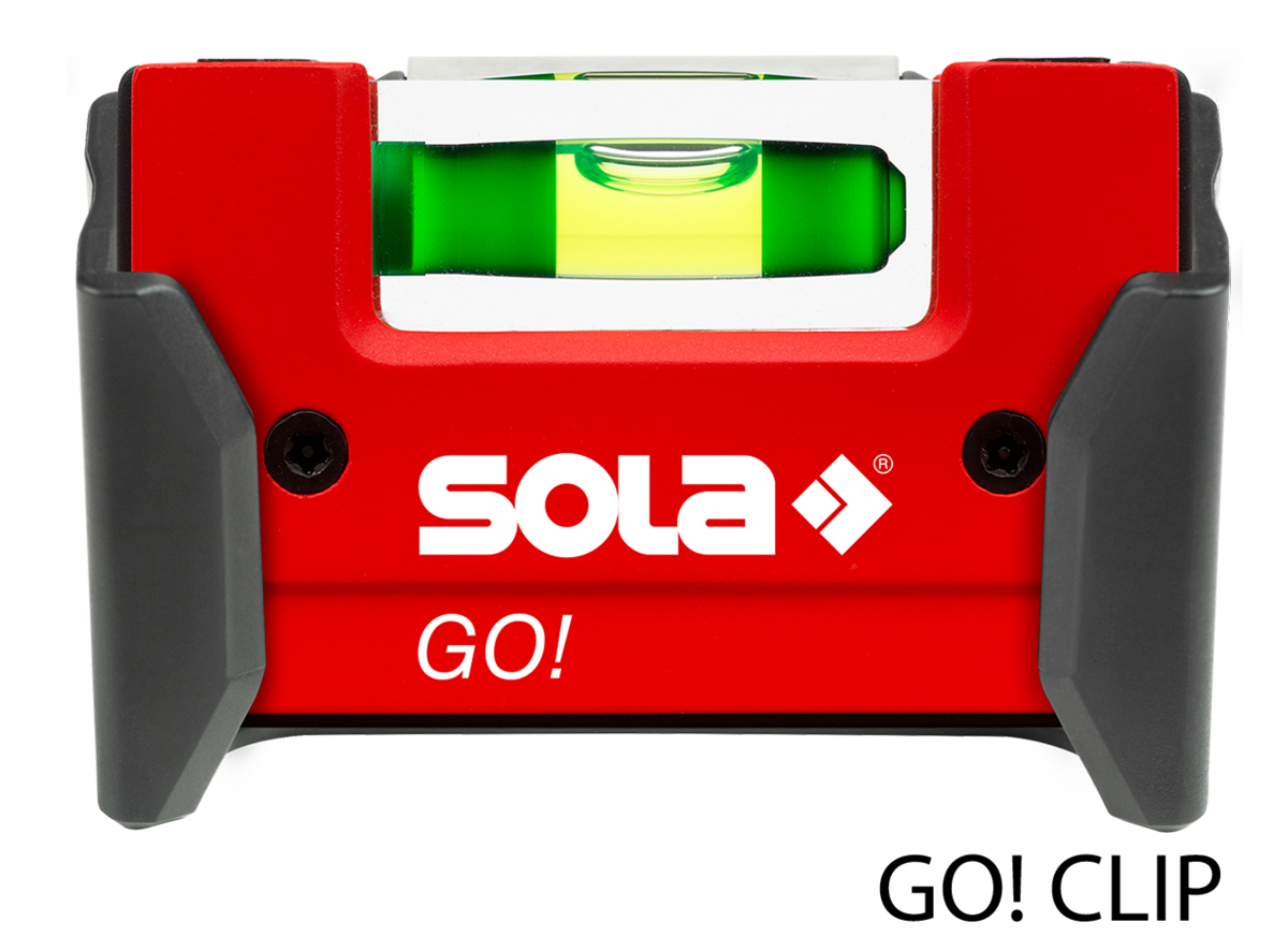 SOLA Kompakt-Wasserwaage GO! CLIP