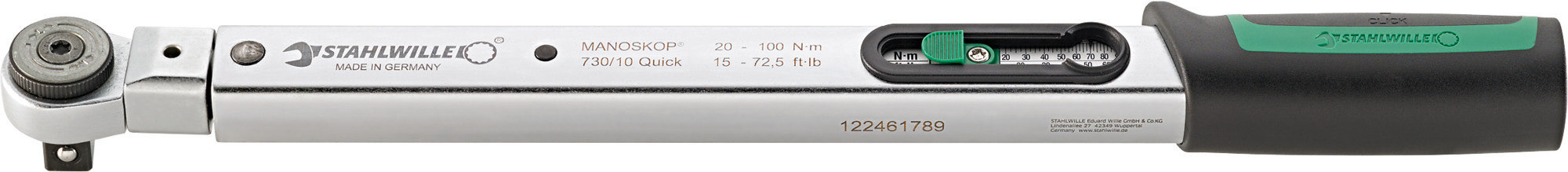 Stahlwille Drehmomentschl. 9x12 / 20-100 Nm