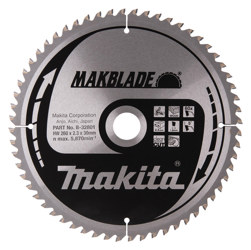 Makita Kreissägeblatt 260x30mm 60Z