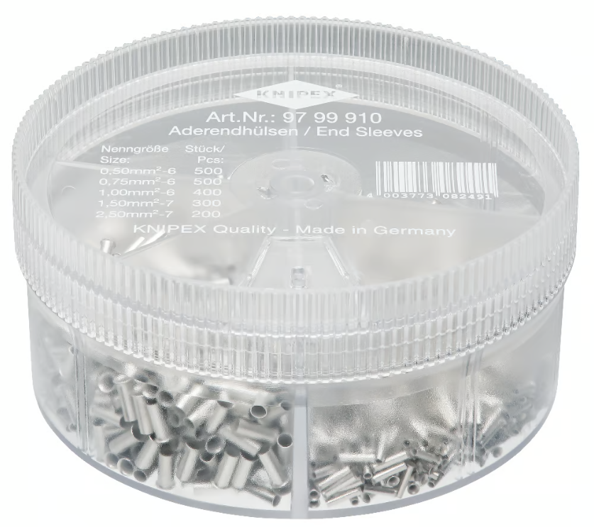 Knipex Sortimentsbox unisol.Aderendhülsen 1900 Stk